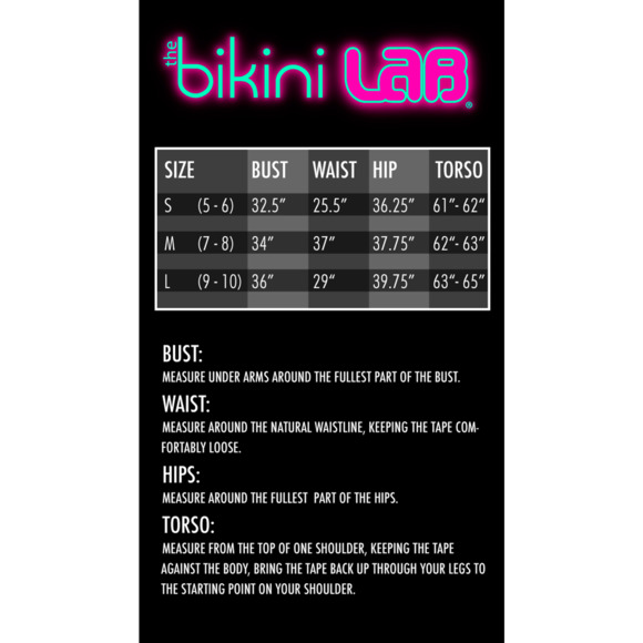 BIKINI LAB, Ladies 2 Piece Bikini, Teal & White Stripes, Tie Back, NWT, Small - Picture 4 of 5